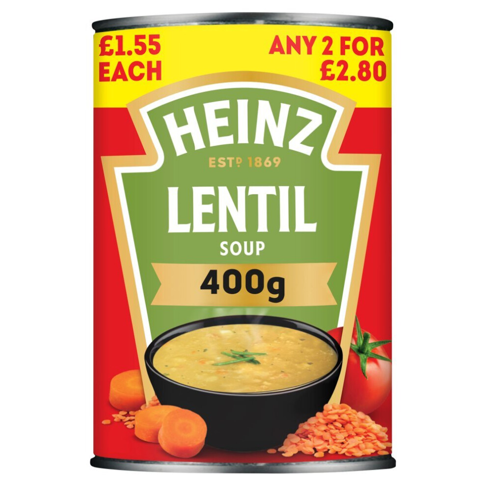 Heinz Classic Lentil Soup 400G (Pack Of 12)