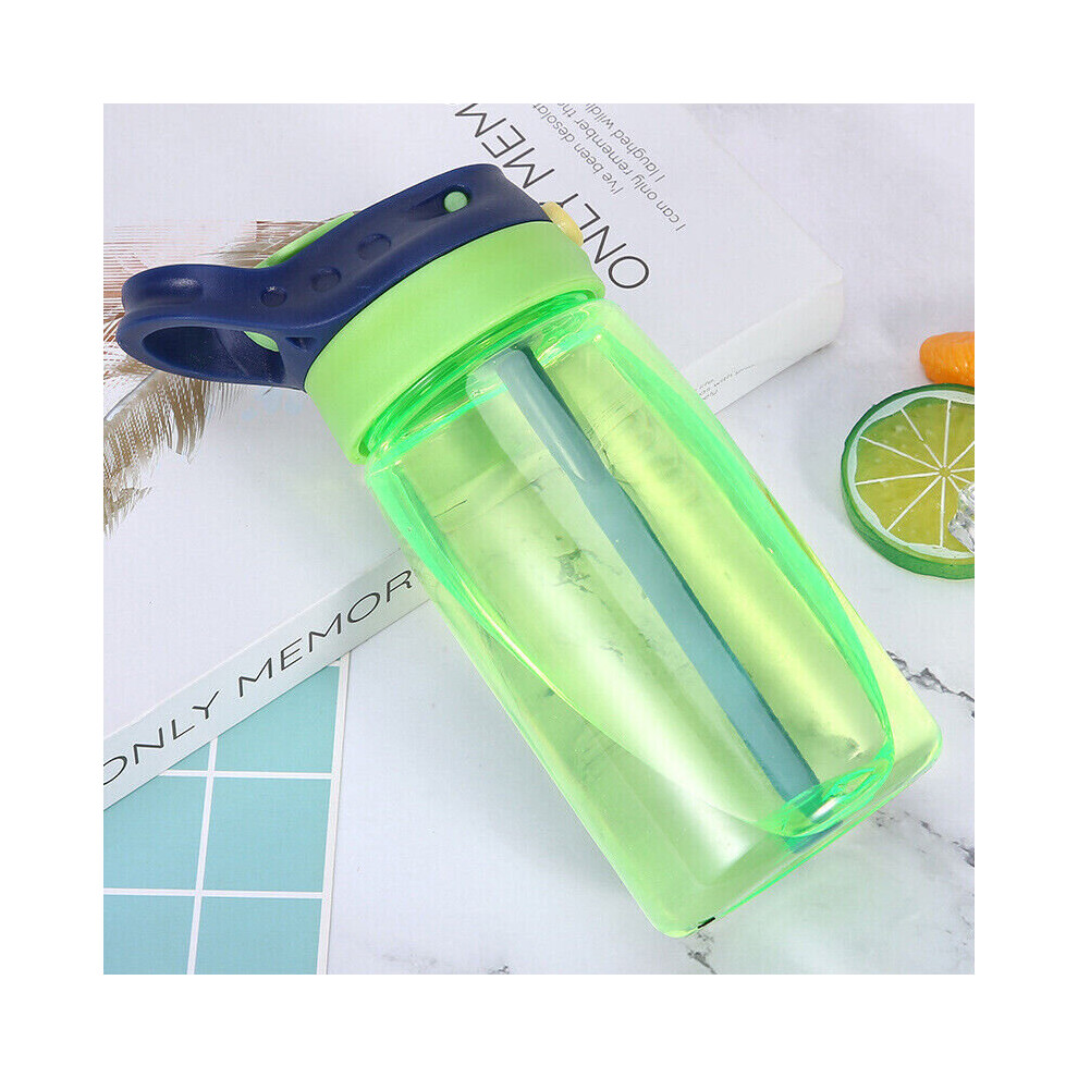 ( Green) 480Mlfree Water Bottle With Straws Drinking Cup Bottle Leak Proof Green,Not,Specified Srj Star