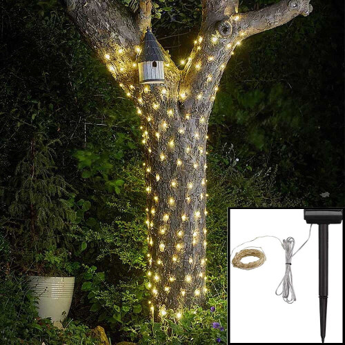Smart Garden Products Solar Powered Firefly Wire Lights Multi-Purpose Outdoor Garden Decor 50 LEDs