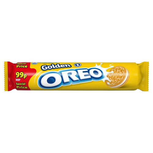 Oreo Golden Sandwich Biscuits 154g (Pack of 16)