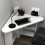 (White) Gredos Computer Desk with Shelves 5