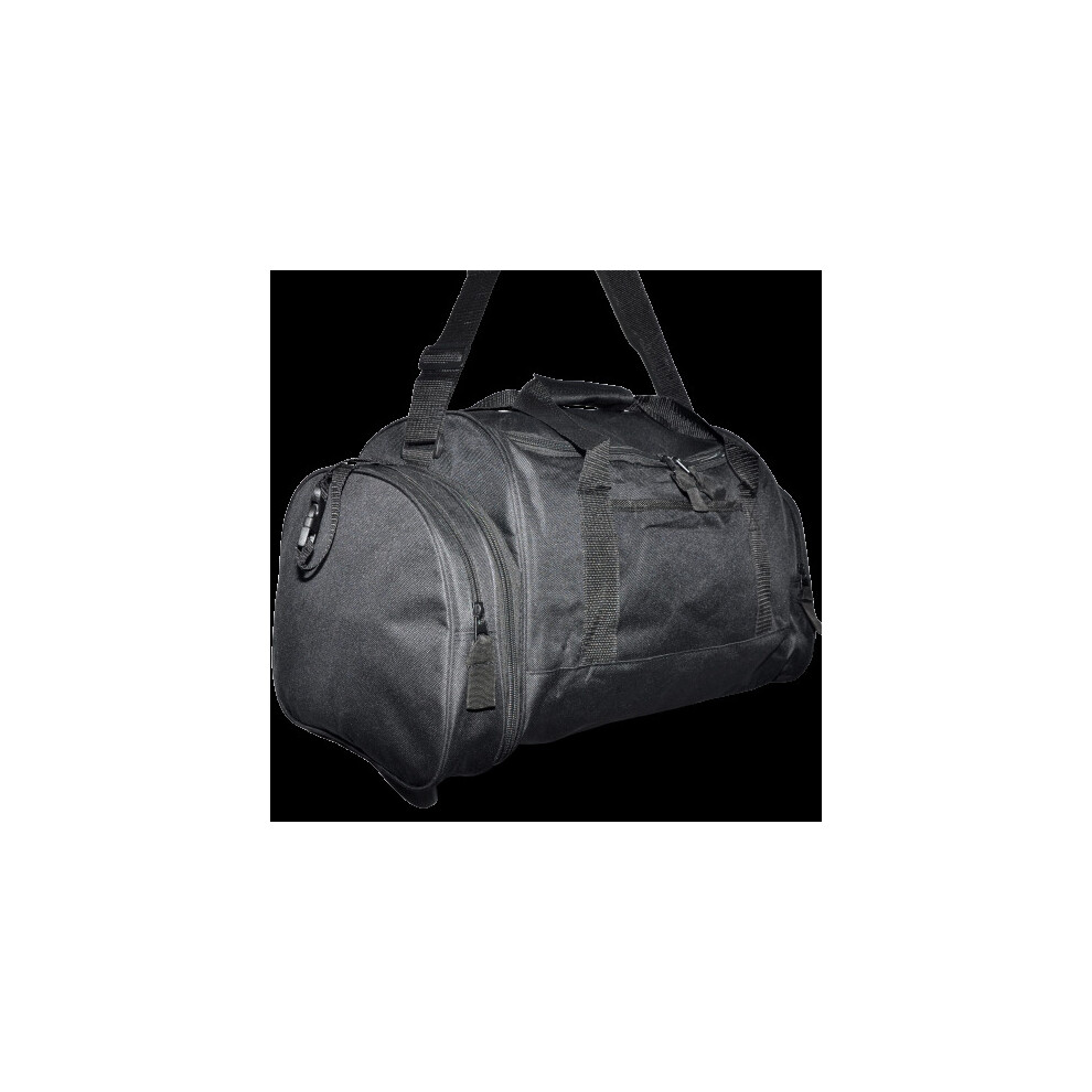 (Black/Black) Hampton&Stewart Large Sports & Gym Holdall Bag-image-OPC-PBF2V9V-NEW