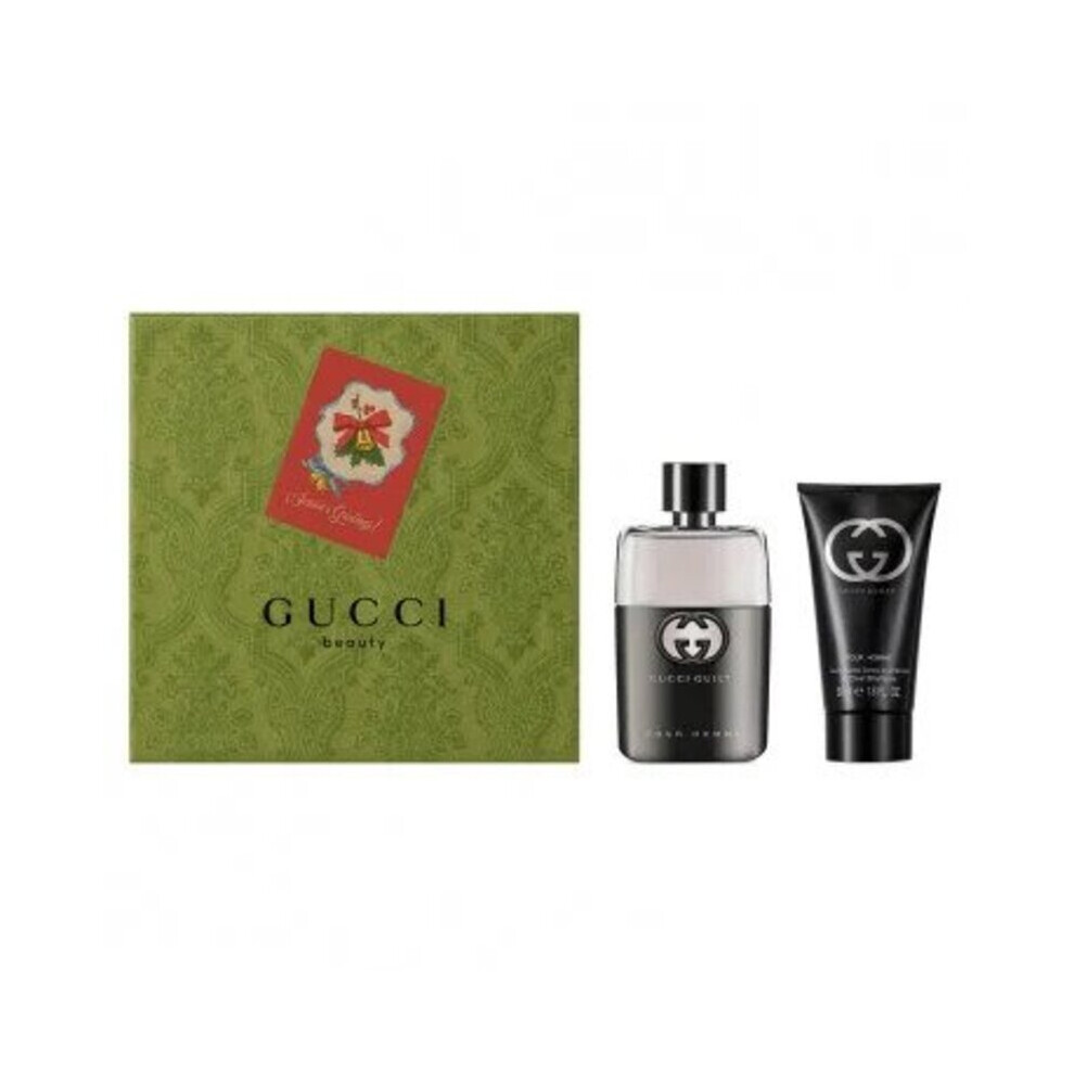 Gucci Guilty Pour Homme Gift Set 50ml EDT Spray & 50ml Shower Gel