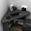 (Dark Grey) Gredos Computer Desk with Shelves 6