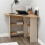(Atlantic Pine - Beige) Gredos Computer Desk with Shelves 4