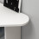 (White) Gredos Computer Desk with Shelves 6