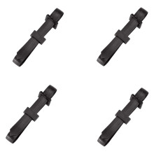4 Buckle Plant Ties Heavy Duty Rubber Adjustable Garden Support Flexi Strap
