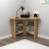 (Sapphire Oak) Gredos Computer Desk with Shelves 2
