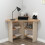 (Atlantic Pine - Beige) Gredos Computer Desk with Shelves 2