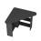 (Dark Grey) Gredos Computer Desk with Shelves 9