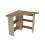 (Atlantic Pine - Beige) Gredos Computer Desk with Shelves 6