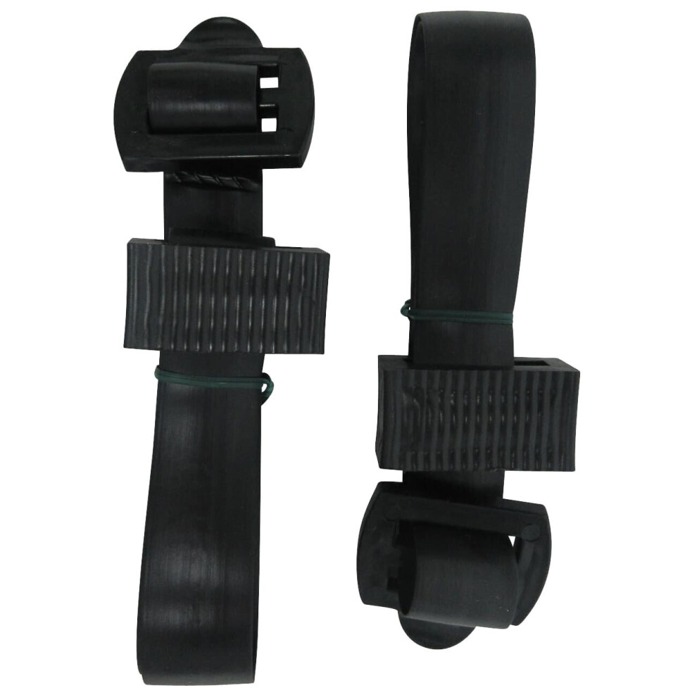 2 Buckle Tree Tie Heavy Duty Rubber Adjustable Garden Plant Support Flexi Strap