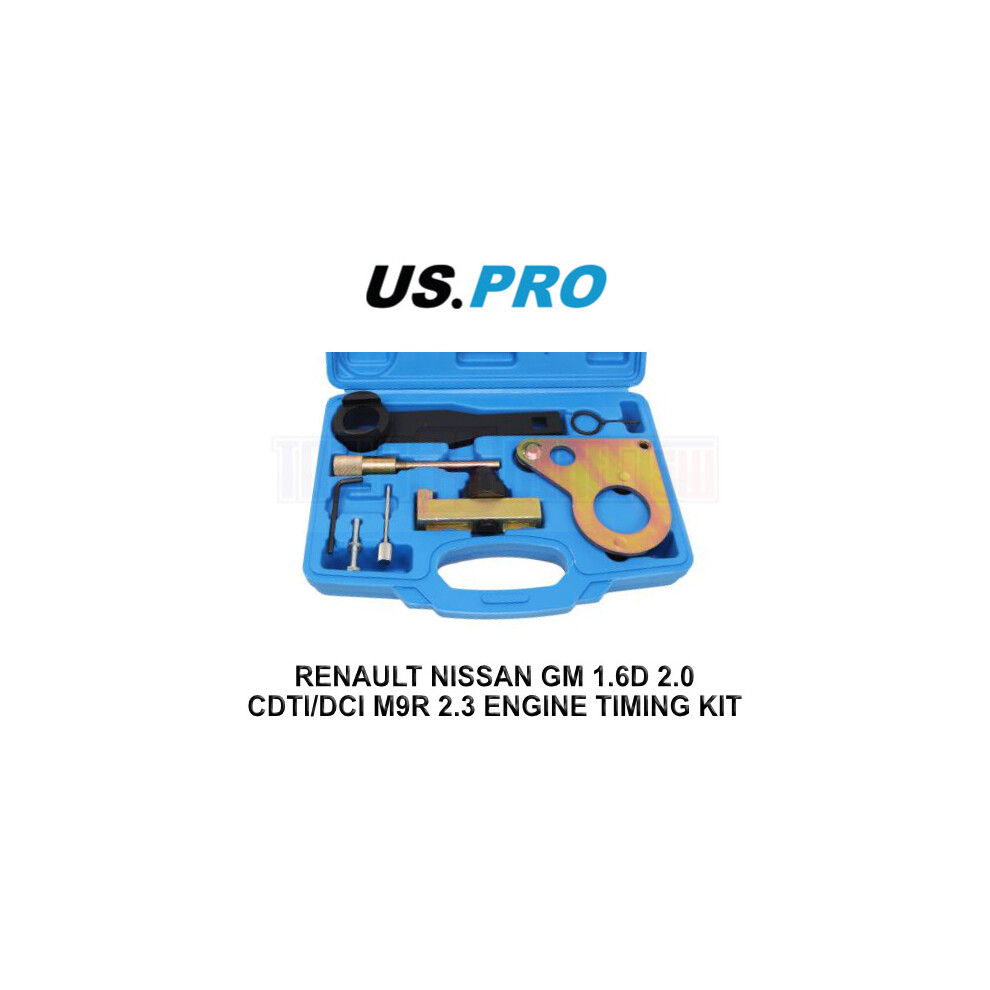 Us Pro Tools Renault Nissan Gm 1.6D 2.0 Cdti/Dci M9r 2.3 Engine Timing Kit 7157