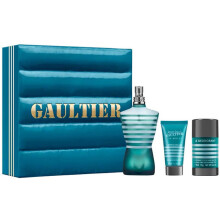 JPG Le Male Gift Set 125ml EDT, 50ml Aftershave Balm, 75ml Deodorant