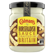 Colmans Sauce Jar Horseradish 136g (Pack of 4)