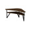 (Light Walnut) Lotte Corner TV Stand Entertainment Center 1