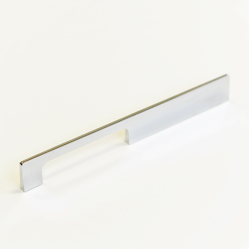 224Mm Polished Chrome Slim Square Open Handle 5060796701807