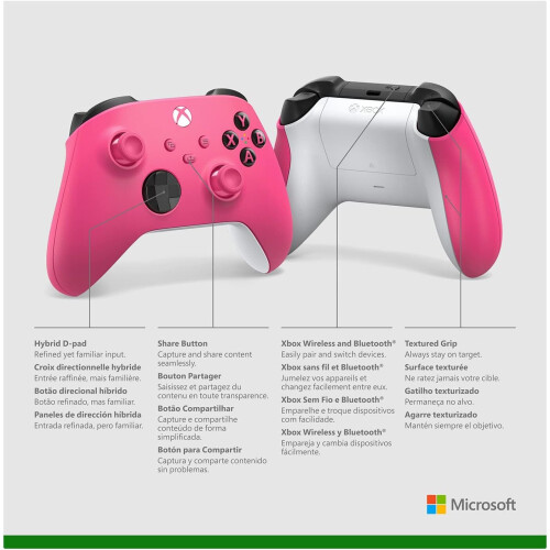 Xbox Wireless Controller - Deep Pink 1