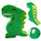 Big Green Dinosaur Pinata Childrens Party Game 2