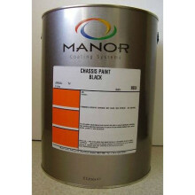 Manor Coatings Commercial Vehicle Chassis Jet Black Paint 1L