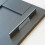 Polished Chrome Square Slim Kitchen Cabinet Pull Handle 224mm 3