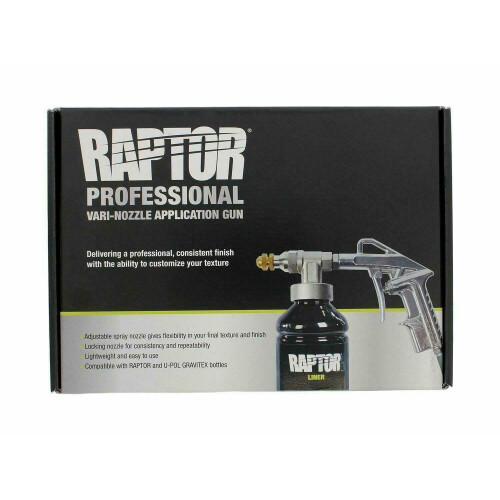UPOL Raptor Professional Vari-Nozzle Metal Application Gun U POL 2