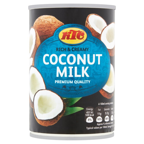 KTC Coconut Milk 400ml ( Pack of 12 ) 1