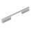 Polished Chrome Square Slim Kitchen Cabinet Pull Handle 224mm 1