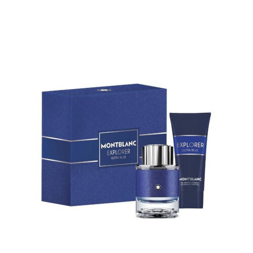 Mont Blanc Explorer Ultra Blue Gift Set; 60ml EDP & 100ml Shower Gel