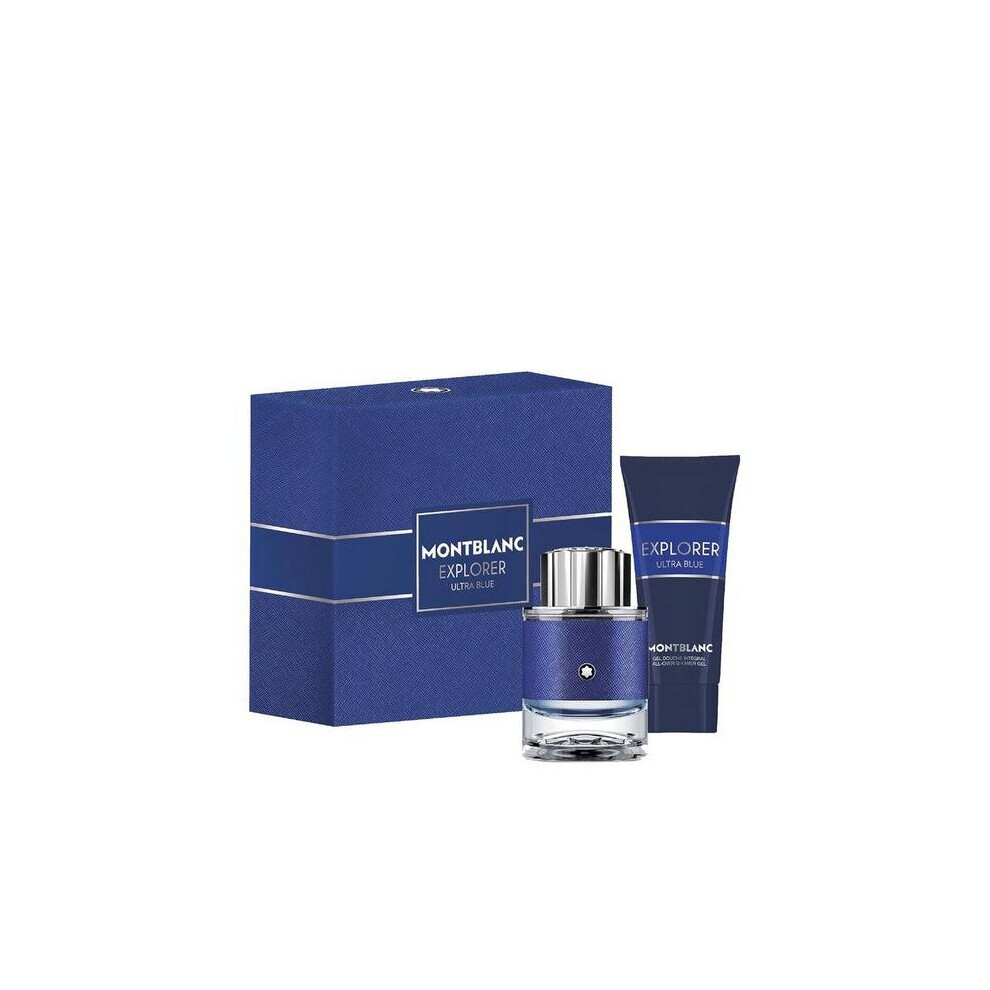 Mont Blanc Explorer Ultra Blue Gift Set; 60ml EDP & 100ml Shower Gel