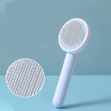 (  blue) Hair Removal Pet Hair Cleaner Steel Needle Combs Hair Brush Cat Dog Comb