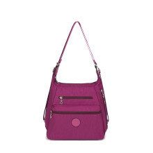 (Purple) Three Way Multipurpose Casual Shoulder Bag