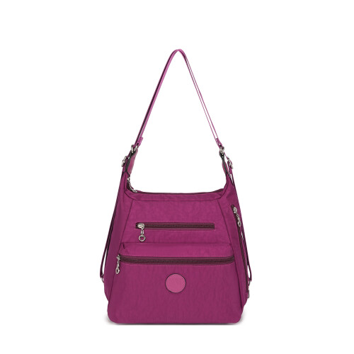 (Purple) Three Way Multipurpose Casual Shoulder Bag