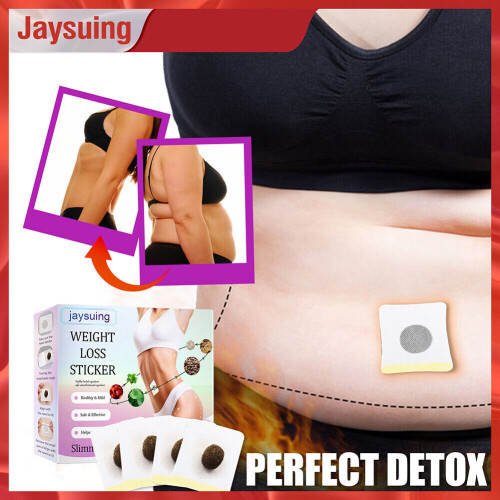 30pcs/box Natural Herbal Weight Loss Sticker Slim Navel Patch Body 2