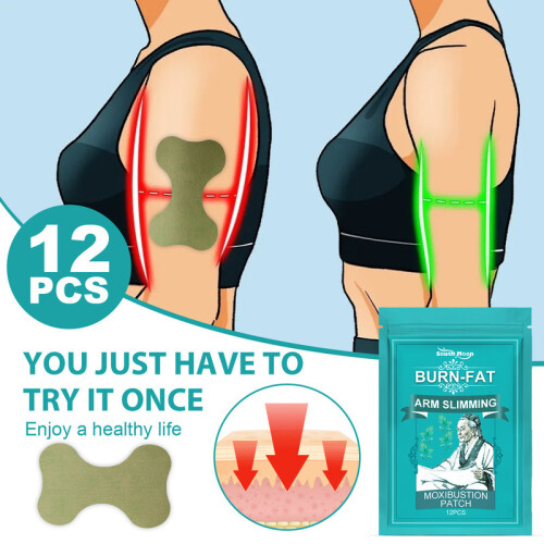 12pcs Thin Arm Patch Weight Loss Stickers Cellulite Removal Fat Burning Slimming