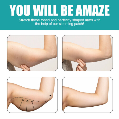 12pcs Thin Arm Patch Weight Loss Stickers Cellulite Removal Fat Burning Slimming 2