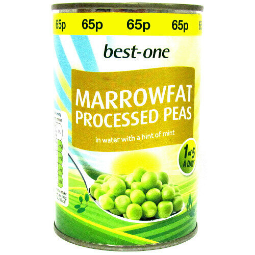 BestOne Marrowfat Processed Peas 300g (Pack of 12)