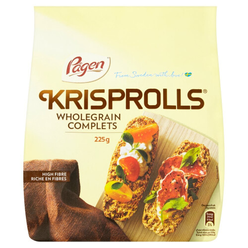 Pagen Cracker Wheat Krisprolls 225g (Pack of 2) 2