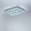 Living And Home 100W Double-Tier Rectangular Crystal LED Ceiling Light 5