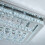 Living And Home 100W Double-Tier Rectangular Crystal LED Ceiling Light 6