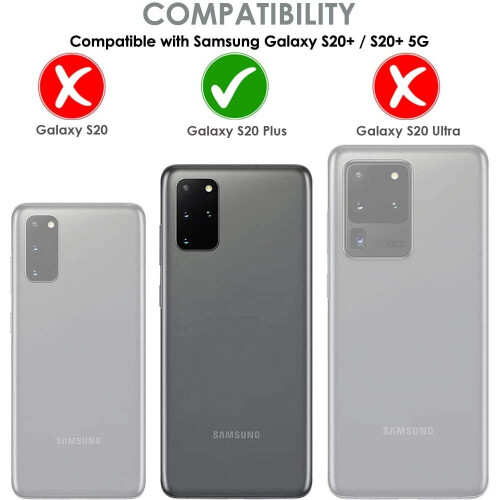 Techgear TECHGEAR Screen Protector fits Samsung Galaxy S20 Plus [Screen Angel Edition][Case Friendly] [Bubble Free] [FULL Screen Coverage] TPU Film 1
