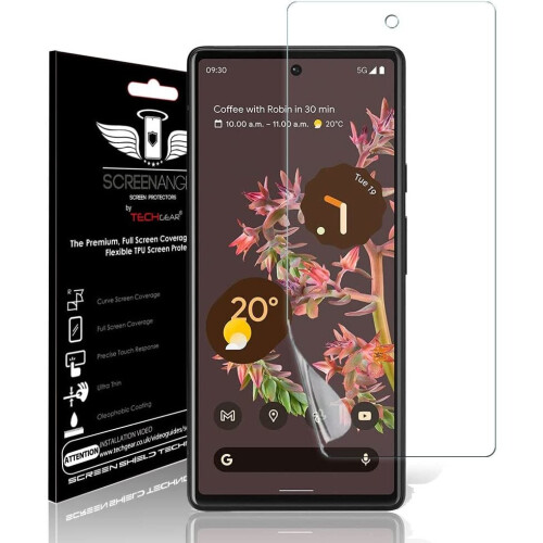 Techgear TECHGEAR [2 Pack] Screen Protector fits Google Pixel 7 [Screen Angel Edition][Bubble Free] [FULL Screen Coverage] HD Clear Flexible TPU Film