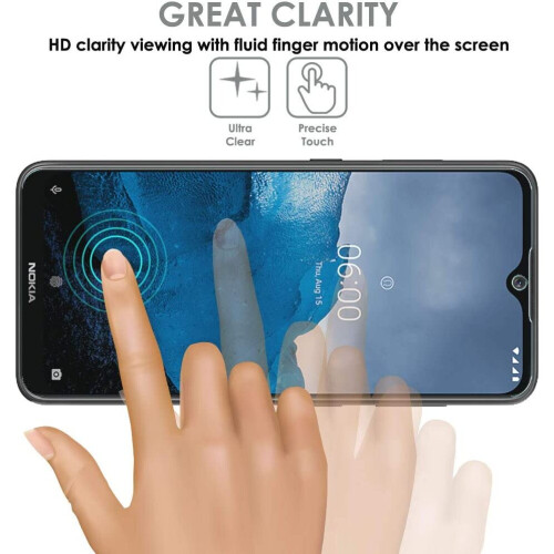 Techgear TECHGEAR Screen Protector fits Nokia 7.2 [Screen Angel Edition] [Case Friendly] [Bubble Free] [FULL Screen Coverage] TPU Film 2