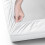 (King, White) Poly Cotton Fitted Bed Sheet 25cm Deep Luxury Soft 3