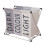 Living And Home Aluminium Foldable Laundry Sorter Triple Section Light & Dark Colour 4