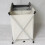 Living And Home Aluminium Foldable Laundry Sorter Triple Section Light & Dark Colour 3