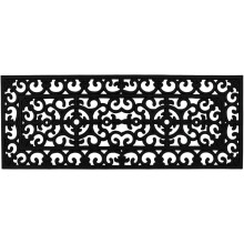 JVL Lexi Wrought Iron Effect Rubber Patio Mat, 45x120cm