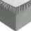 (Double, Grey) Poly Cotton Fitted Bed Sheet 25cm Deep Luxury Soft 3