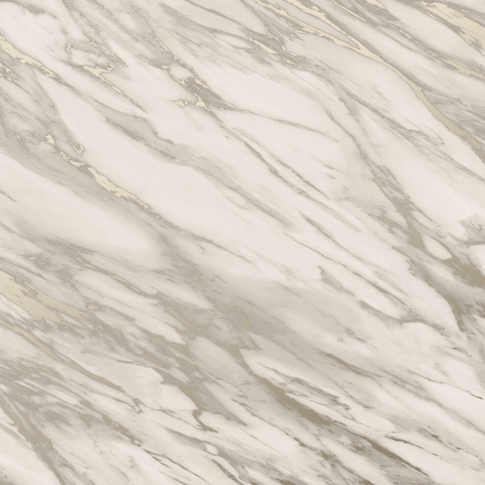 (Natural 284385) Rasch Realistic Marble Effect Metallic Wallpaper