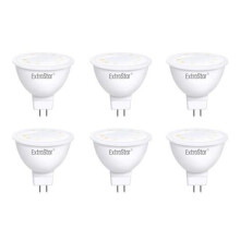 ExtraStar 6W LED Light Bulb MR16, 6500K Daylight (Pack of 6)